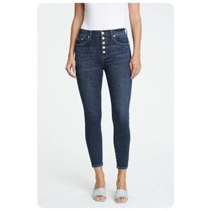 ! Pistola Aline High Waist Skinny Dark Blue Jeans sz 31